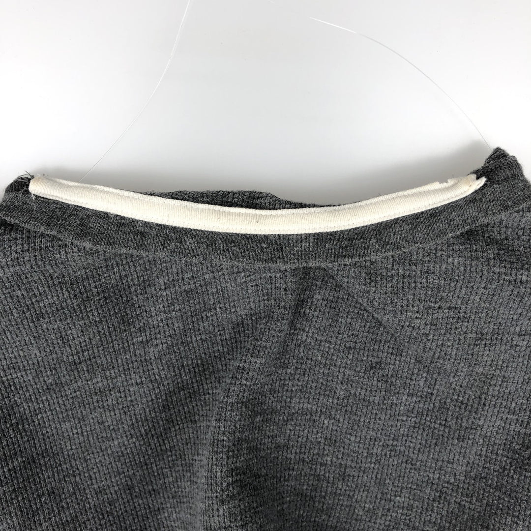 Ralph Lauren POLO RALPH LAUREN SLEEPWEAR Thermal Long T-shirt Honeycomb Men's L size cotton gray type Vintage Second Hand