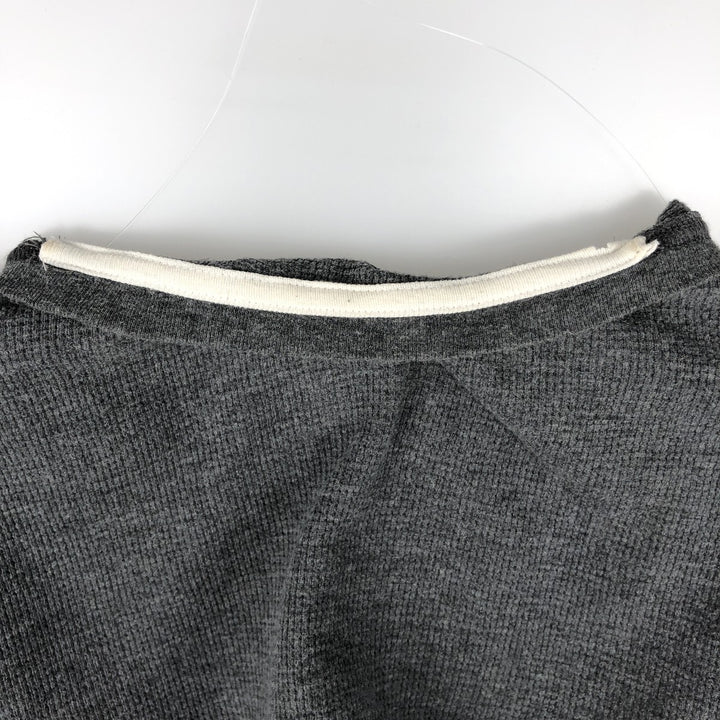 Ralph Lauren POLO RALPH LAUREN SLEEPWEAR Thermal Long T-shirt Honeycomb Men's L size cotton gray type Vintage Second Hand