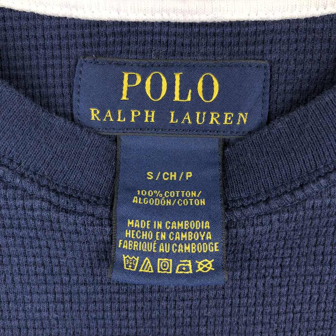 Ralph Lauren POLO RALPH LAUREN Men's Size S (equivalent) cotton navy blue type Vintage Second Hand