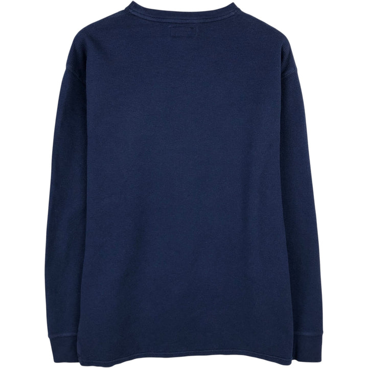 Ralph Lauren POLO RALPH LAUREN Thermal Long T-Shirt Men's XL cotton navy blue type Vintage Second Hand