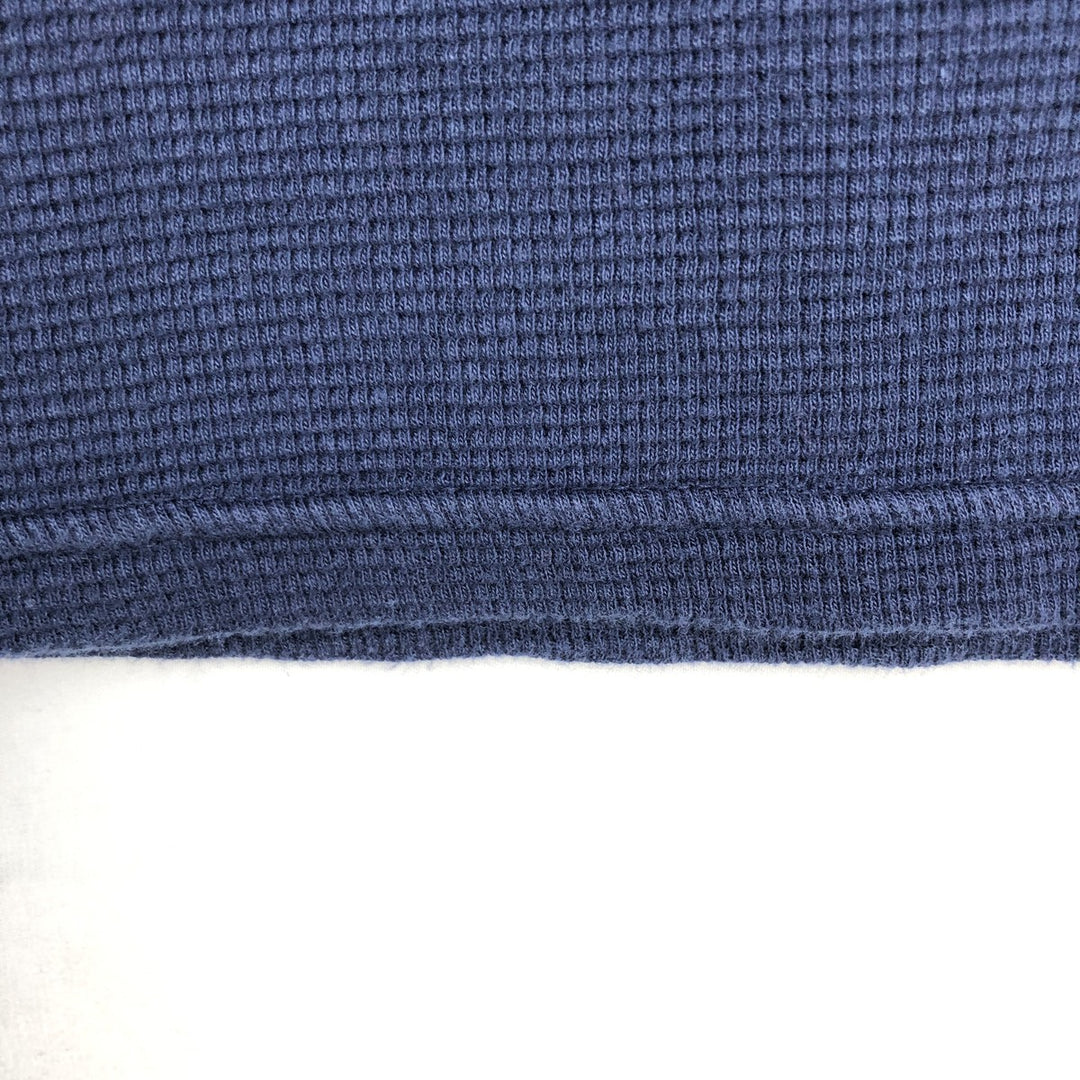 Ralph Lauren POLO RALPH LAUREN Thermal Long T-Shirt Men's XL cotton navy blue type Vintage Second Hand