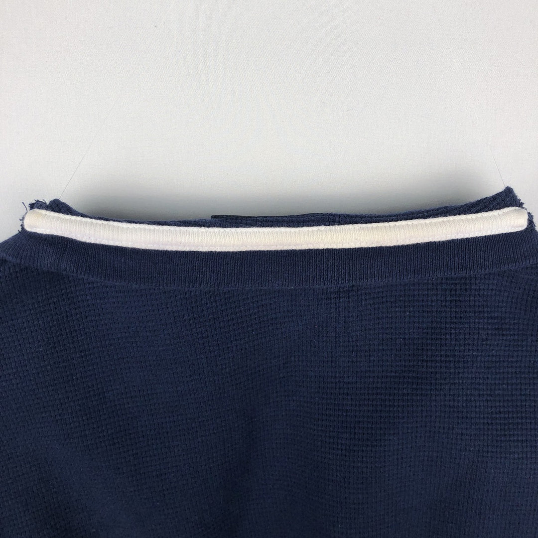 Ralph Lauren POLO RALPH LAUREN Thermal Long T-Shirt Men's XL cotton navy blue type Vintage Second Hand
