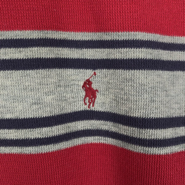 Ralph Lauren POLO by Ralph Lauren Thermal T-Shirt, Waffle, Men's XL cotton red type Vintage Second Hand
