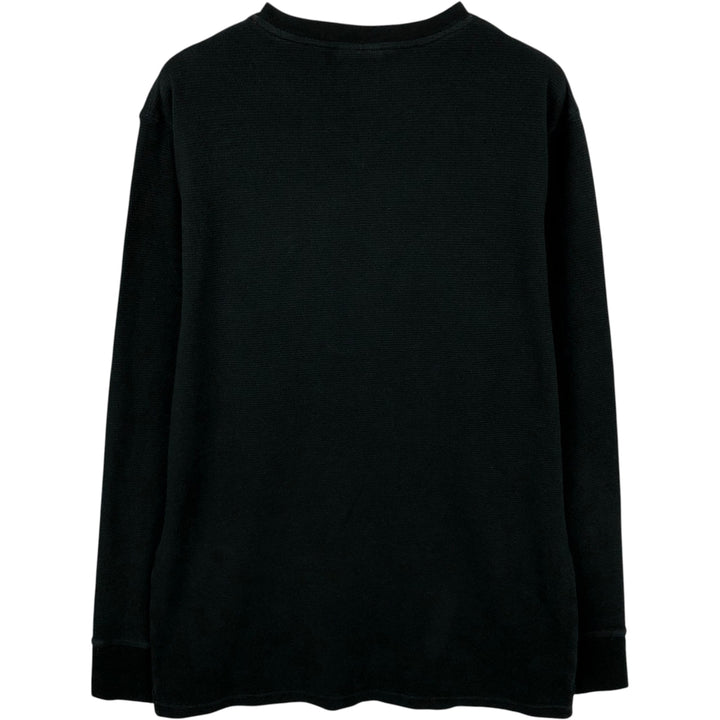 Ralph Lauren Polo Ralph Lauren V-neck Long-sleeve T-shirt, Men's XL equivalent, V-neck cotton black type Vintage Second Hand