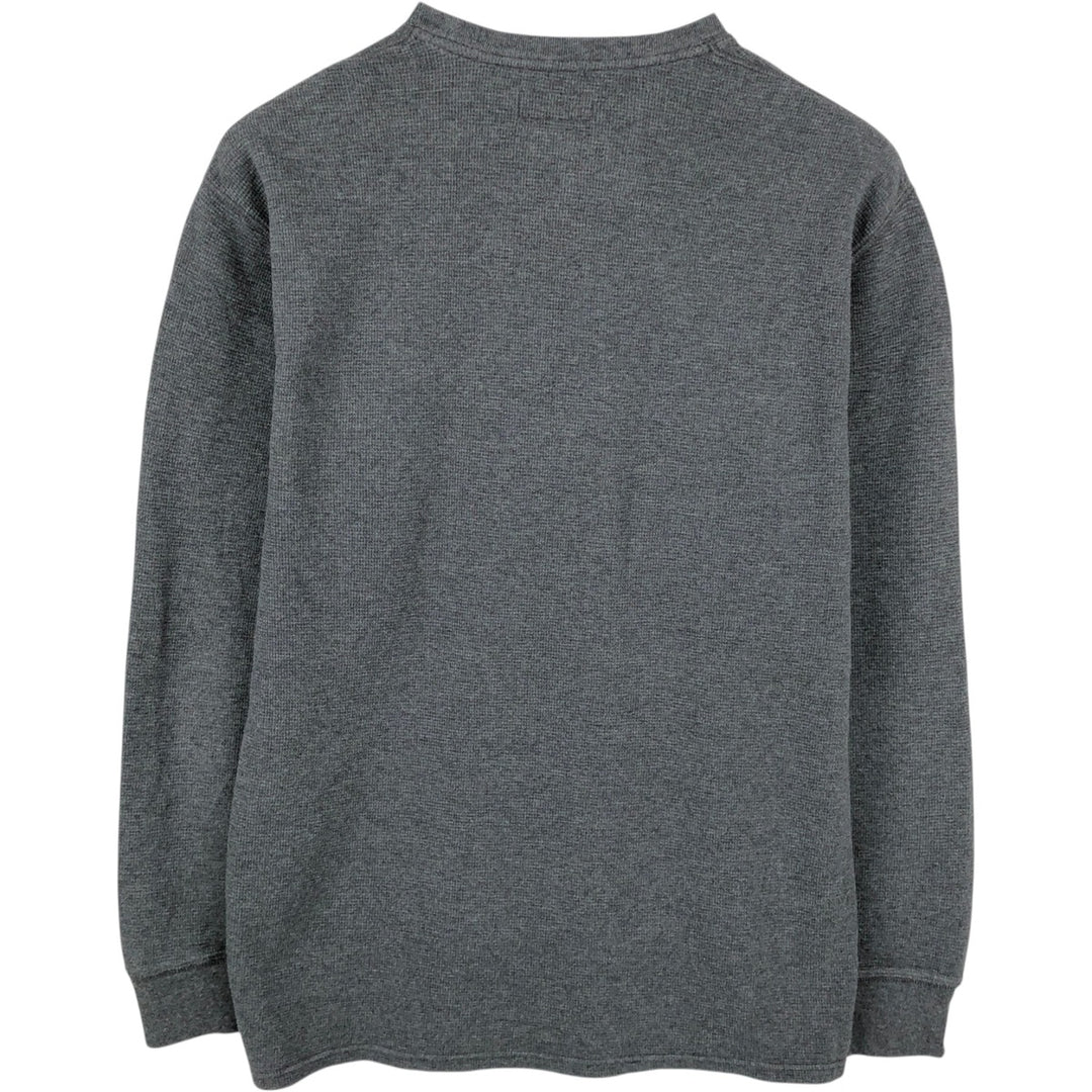 Ralph Lauren POLO RALPH LAUREN Thermal Long T-shirt Waffle Men's XL cotton gray type Vintage Second Hand