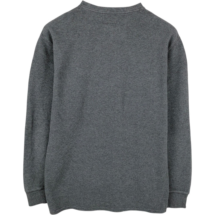 Ralph Lauren POLO RALPH LAUREN Thermal Long T-shirt Waffle Men's XL cotton gray type Vintage Second Hand