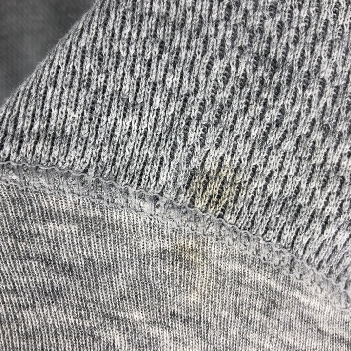 JEMORGAN Thermal Long-Sleeve T-Shirt, Honeycomb Pattern, Made in USA, Men's Size XL (approx.) cotton gray type Vintage Second Hand