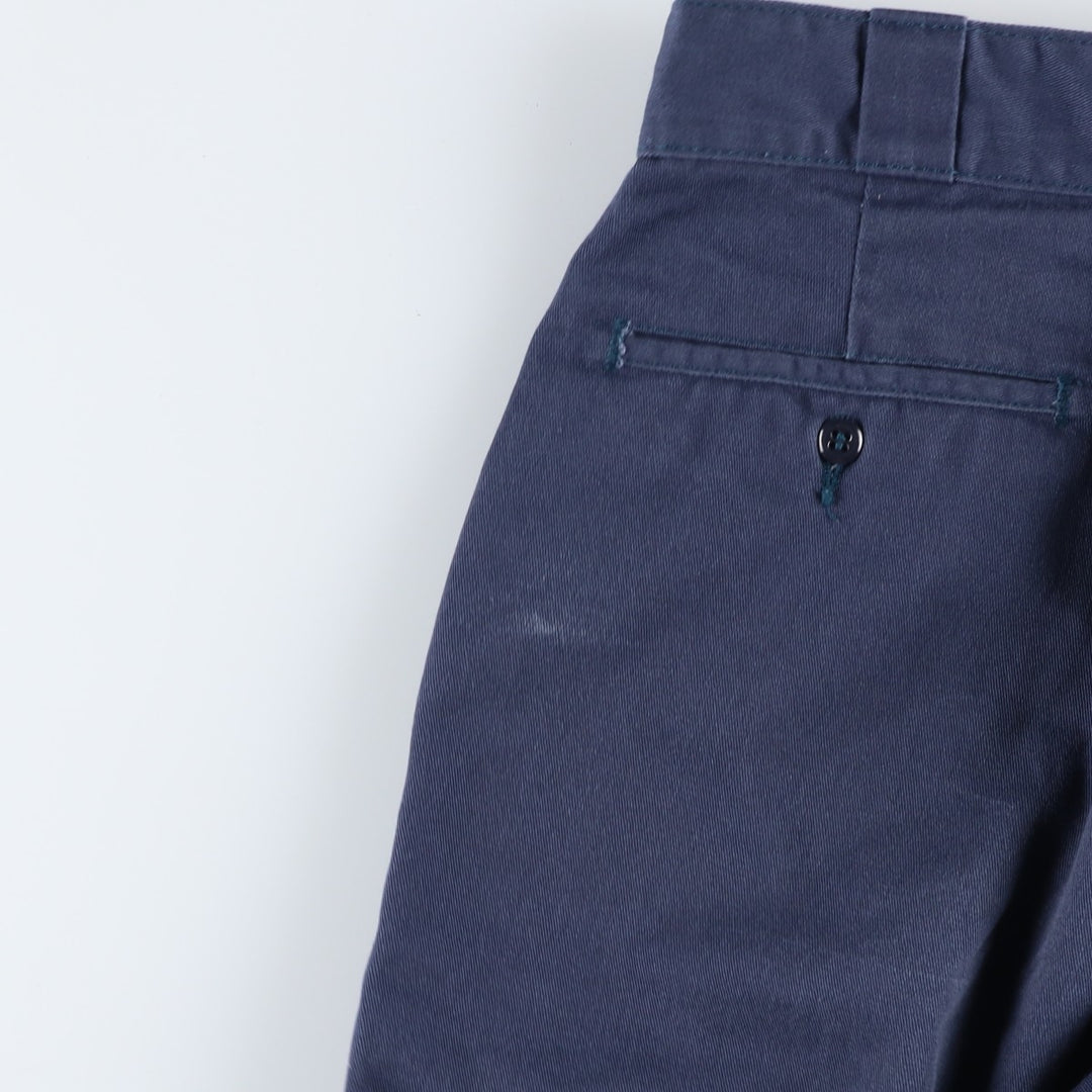 Dickies Loose Fit Work Shorts, Half Pants, Men's, W30 equivalent polyester navy blue type Vintage Second Hand