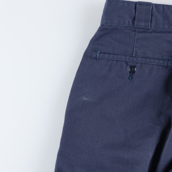 Dickies Loose Fit Work Shorts, Half Pants, Men's, W30 equivalent polyester navy blue type Vintage Second Hand