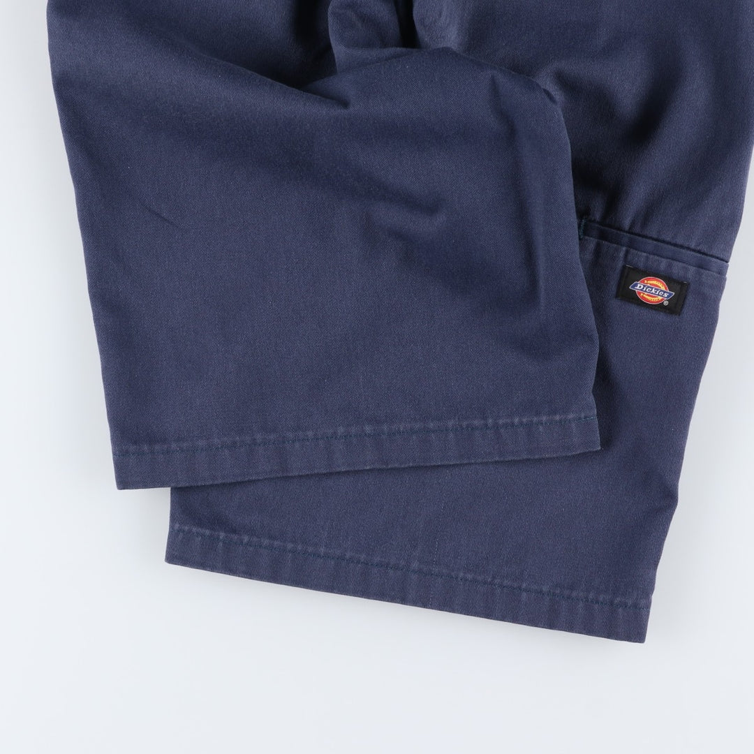 Dickies Loose Fit Work Shorts, Half Pants, Men's, W30 equivalent polyester navy blue type Vintage Second Hand