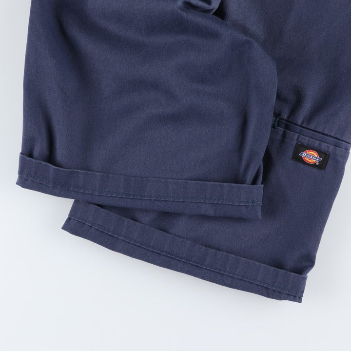 Dickies Loose Fit Work Shorts, Half Pants, Men's, W30 equivalent polyester navy blue type Vintage Second Hand