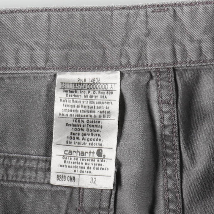 Carhartt Work Shorts Short Pants Men's W32 equivalent cotton gray type Vintage Second Hand