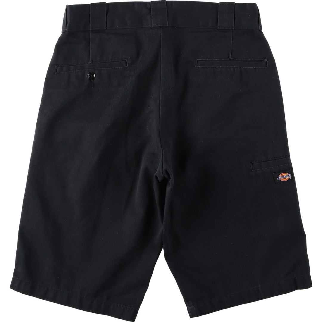 Dickies Relaxed Fit Work Shorts (Men's W31 equivalent) polyester black type Vintage Second Hand