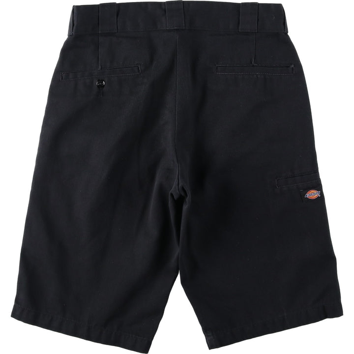 Dickies Relaxed Fit Work Shorts (Men's W31 equivalent) polyester black type Vintage Second Hand