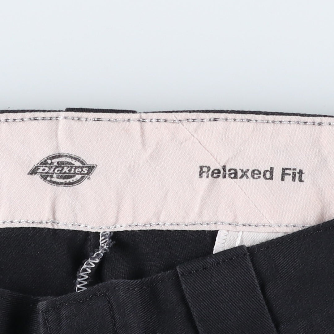 Dickies Relaxed Fit Work Shorts (Men's W31 equivalent) polyester black type Vintage Second Hand