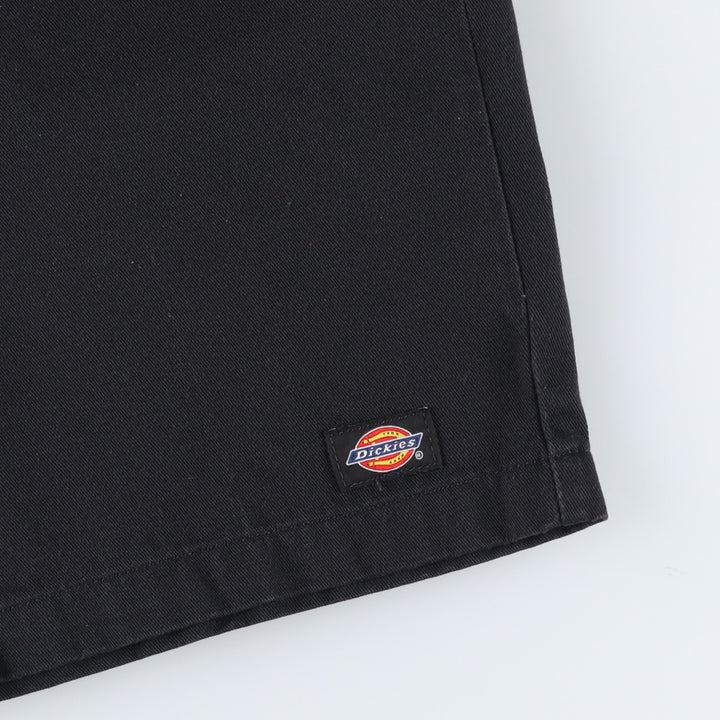 Dickies Relaxed Fit Work Shorts (Men's W31 equivalent) polyester black type Vintage Second Hand