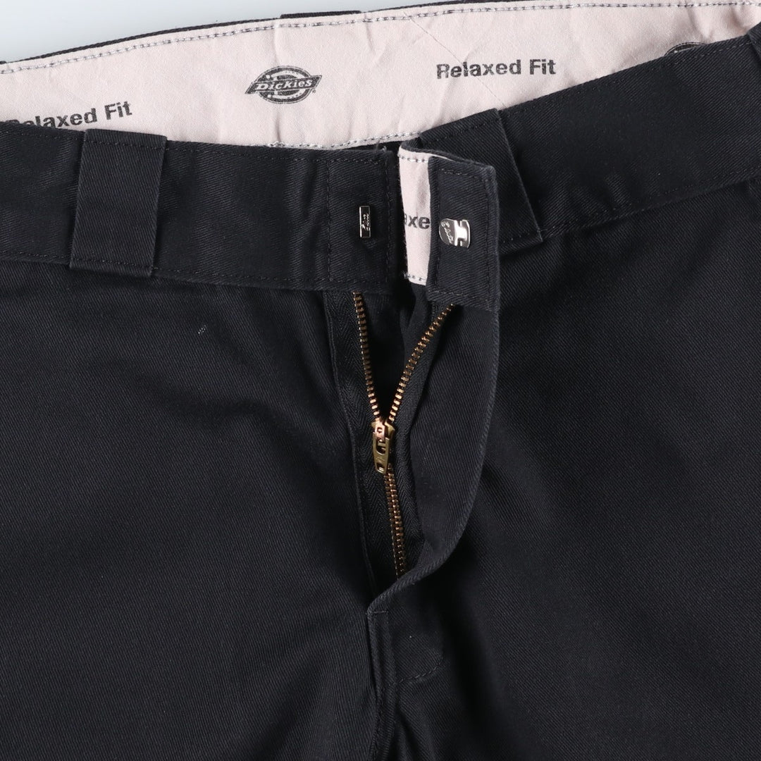 Dickies Relaxed Fit Work Shorts (Men's W31 equivalent) polyester black type Vintage Second Hand