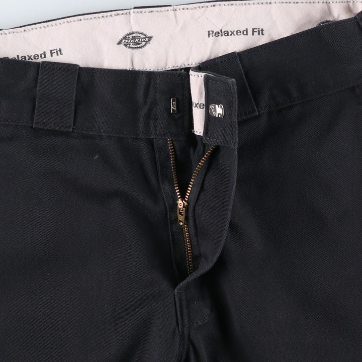 Dickies Relaxed Fit Work Shorts (Men's W31 equivalent) polyester black type Vintage Second Hand