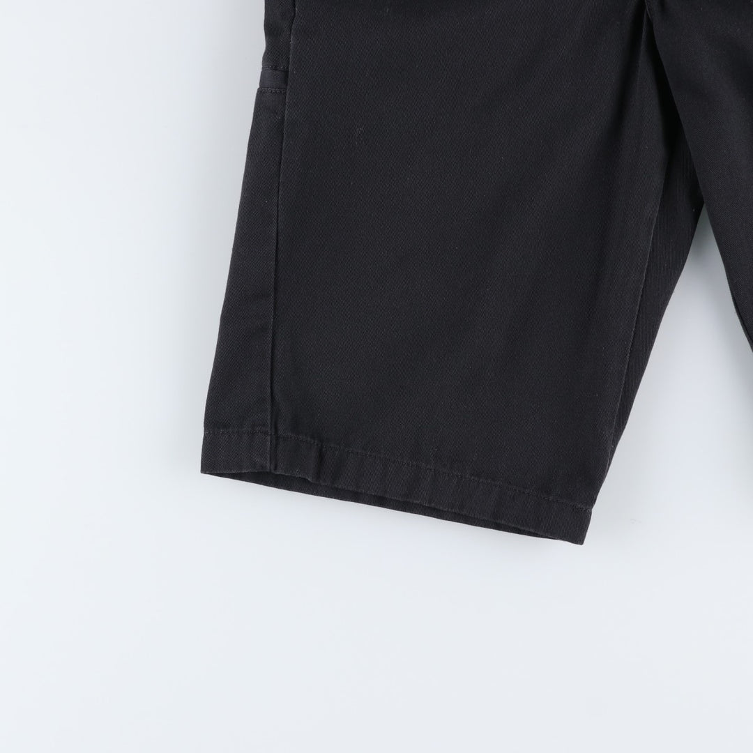 Dickies Relaxed Fit Work Shorts (Men's W31 equivalent) polyester black type Vintage Second Hand