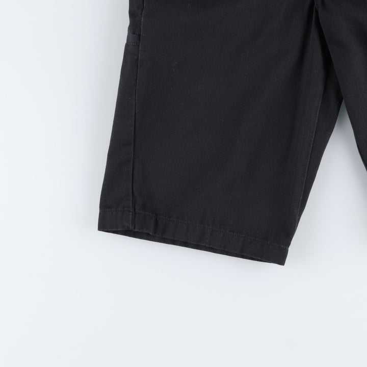 Dickies Relaxed Fit Work Shorts (Men's W31 equivalent) polyester black type Vintage Second Hand