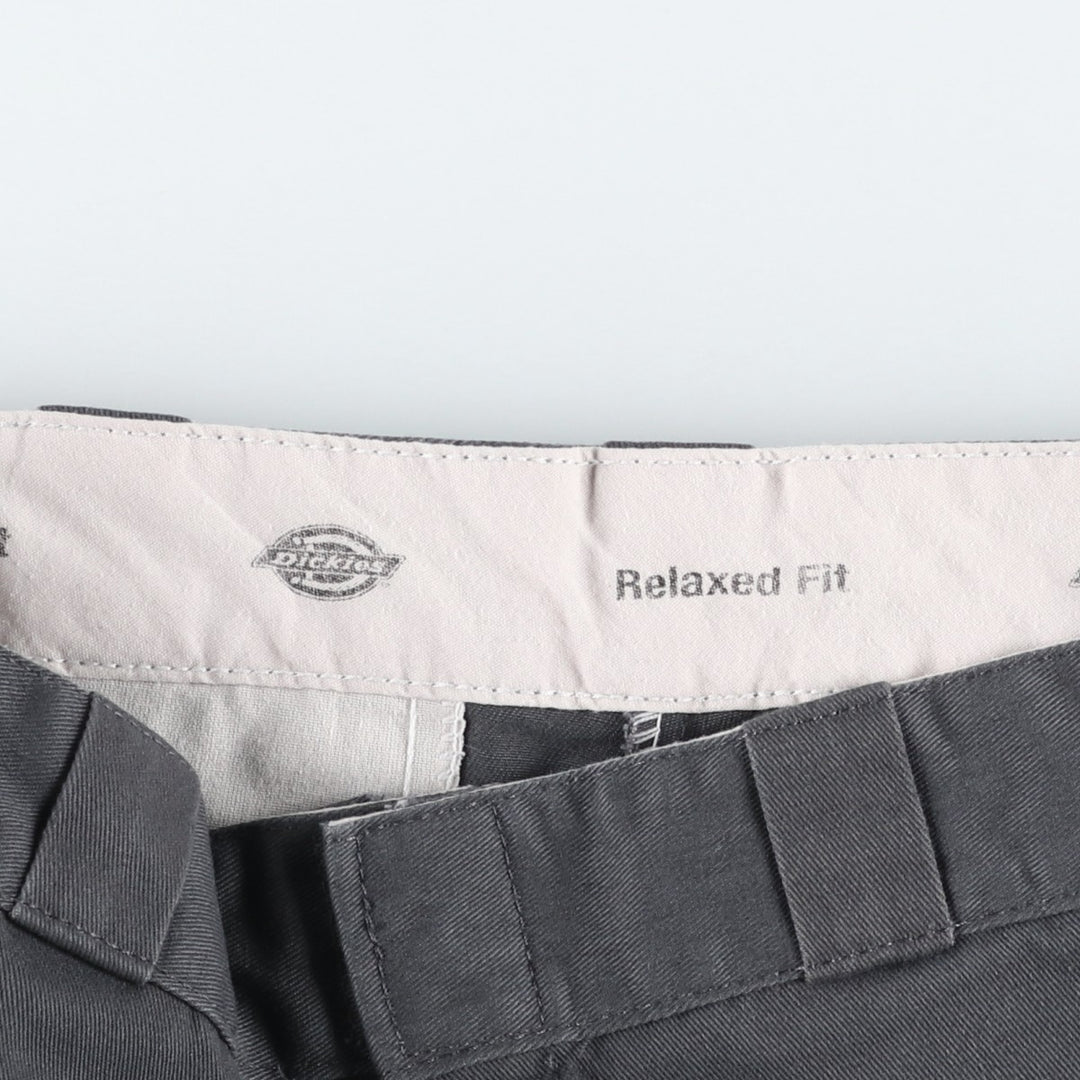 Dickies Relaxed Fit Work Shorts, Men's, Size W32 polyester Charcoal Vintage Second Hand