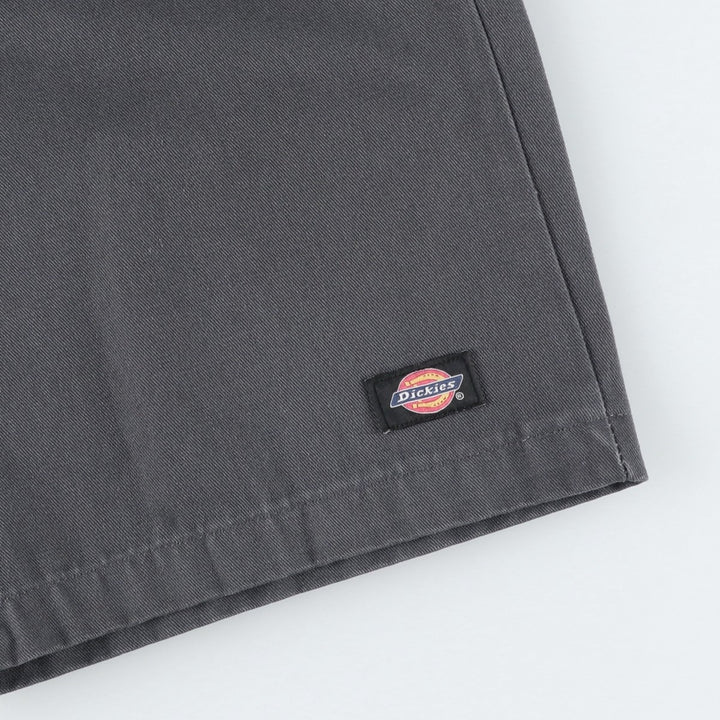 Dickies Relaxed Fit Work Shorts, Men's, Size W32 polyester Charcoal Vintage Second Hand