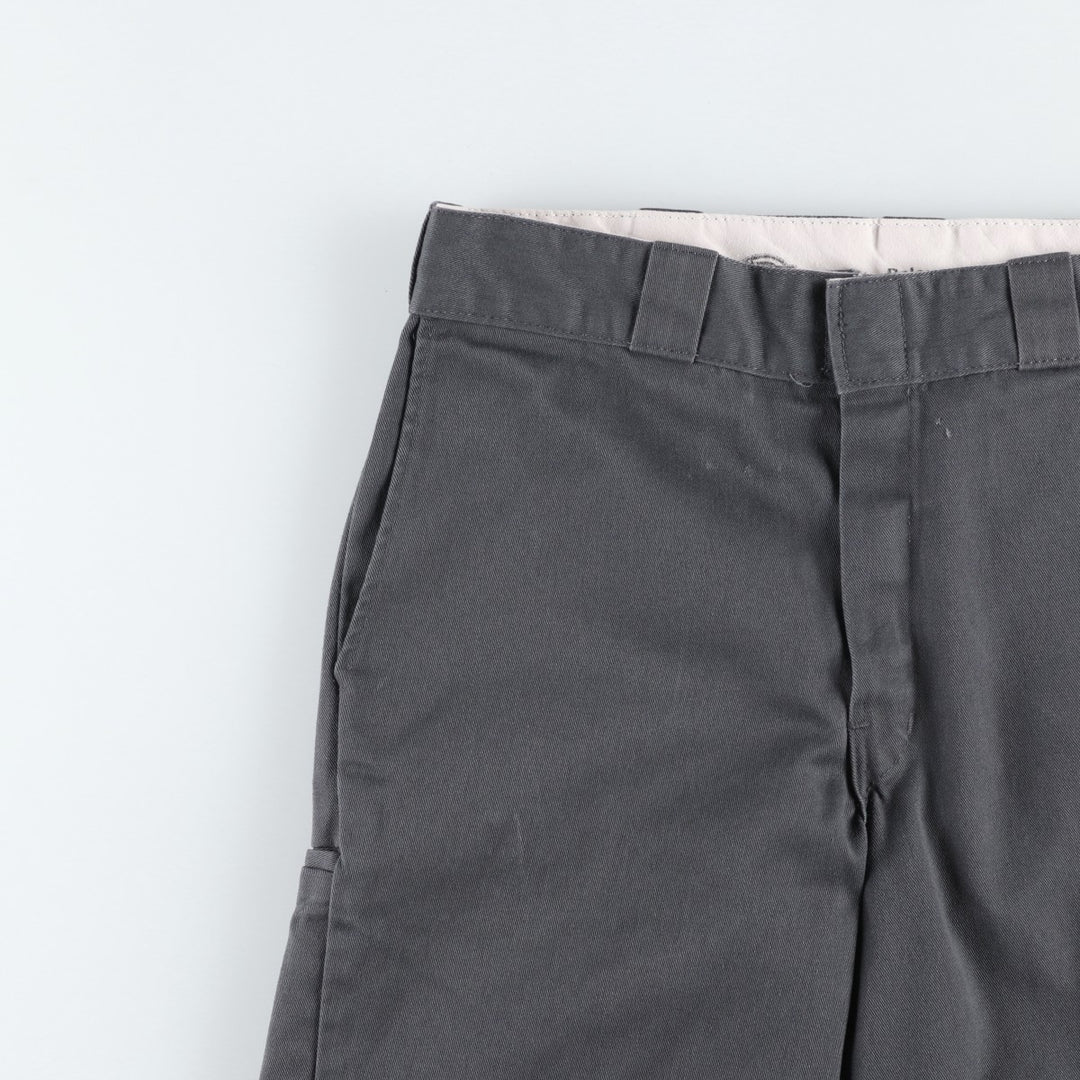 Dickies Relaxed Fit Work Shorts, Men's, Size W32 polyester Charcoal Vintage Second Hand