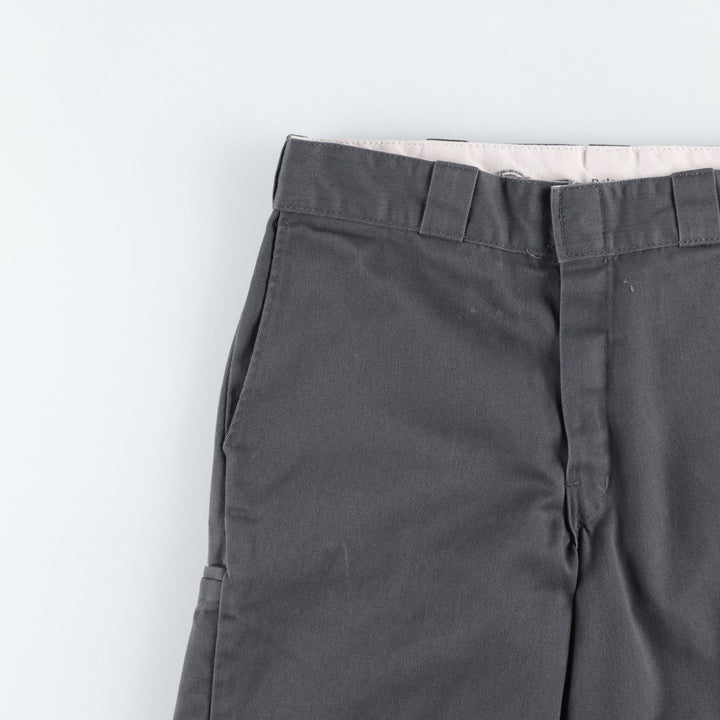 Dickies Relaxed Fit Work Shorts, Men's, Size W32 polyester Charcoal Vintage Second Hand