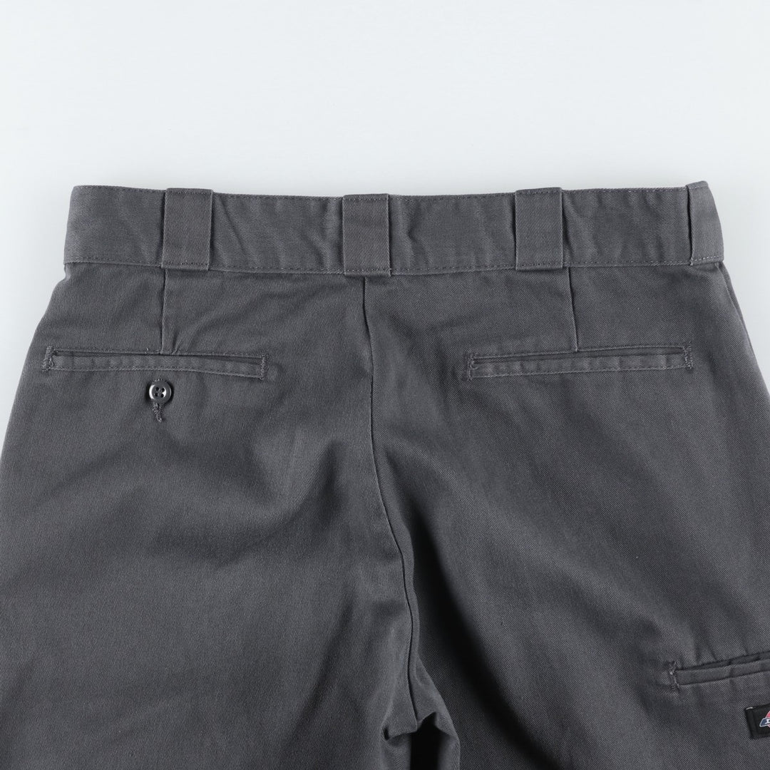 Dickies Relaxed Fit Work Shorts, Men's, Size W32 polyester Charcoal Vintage Second Hand