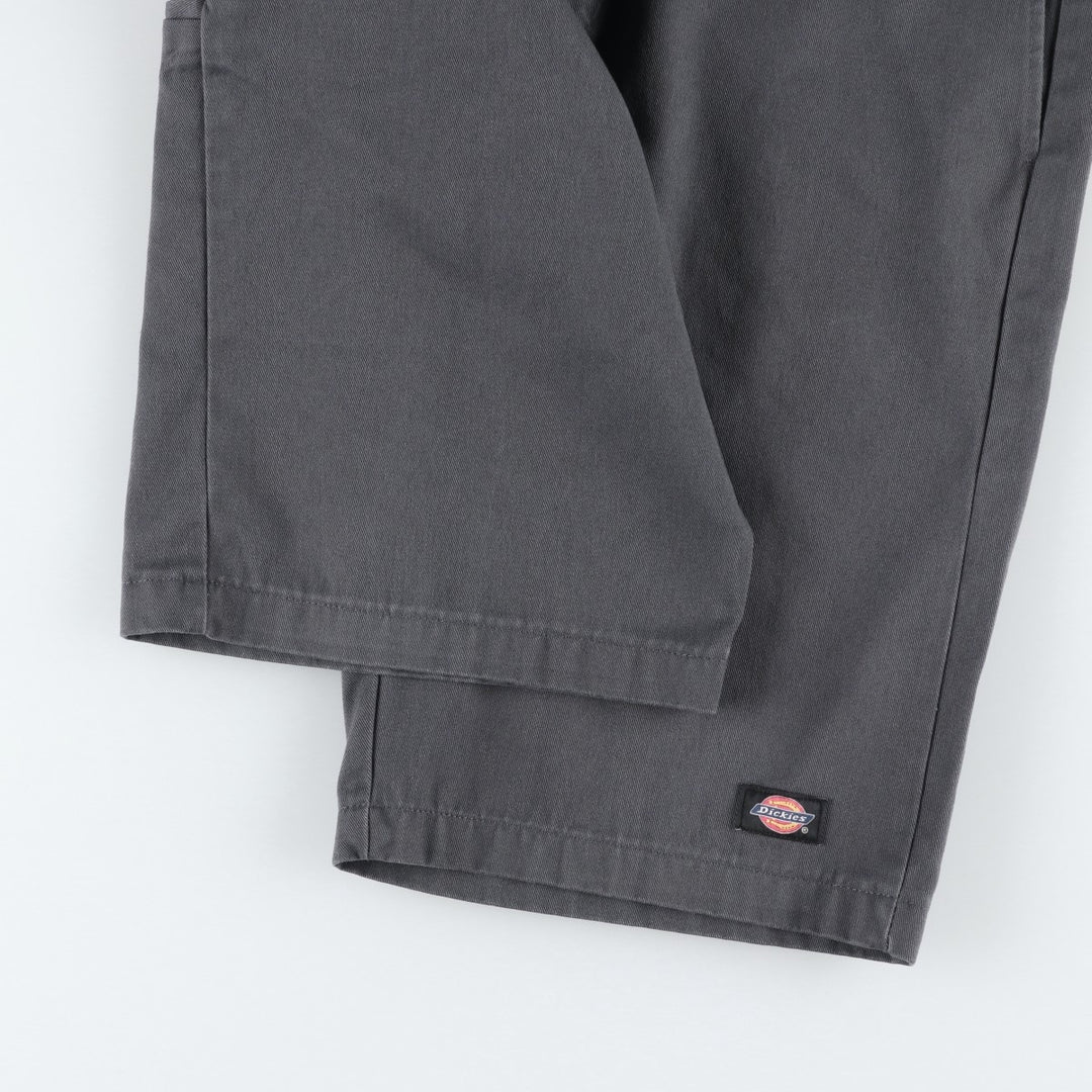 Dickies Relaxed Fit Work Shorts, Men's, Size W32 polyester Charcoal Vintage Second Hand