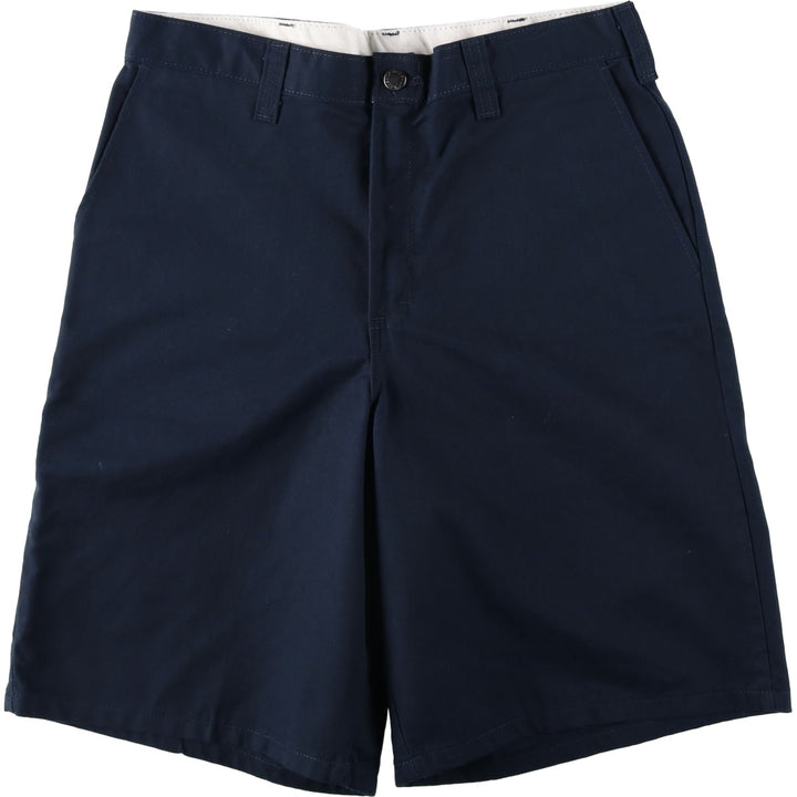 Dickies Work Shorts, Half Pants, Men's, W33 equivalent polyester navy blue type Vintage Second Hand