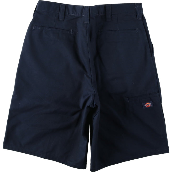 Dickies Work Shorts, Half Pants, Men's, W33 equivalent polyester navy blue type Vintage Second Hand