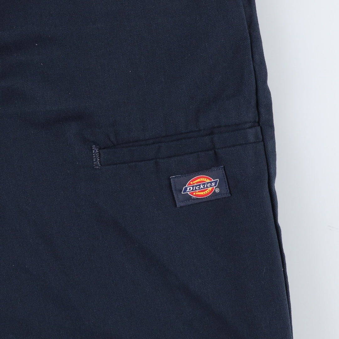Dickies Work Shorts, Half Pants, Men's, W33 equivalent polyester navy blue type Vintage Second Hand