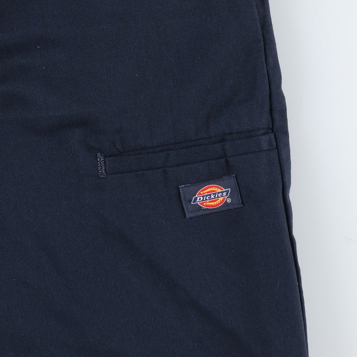 Dickies Work Shorts, Half Pants, Men's, W33 equivalent polyester navy blue type Vintage Second Hand