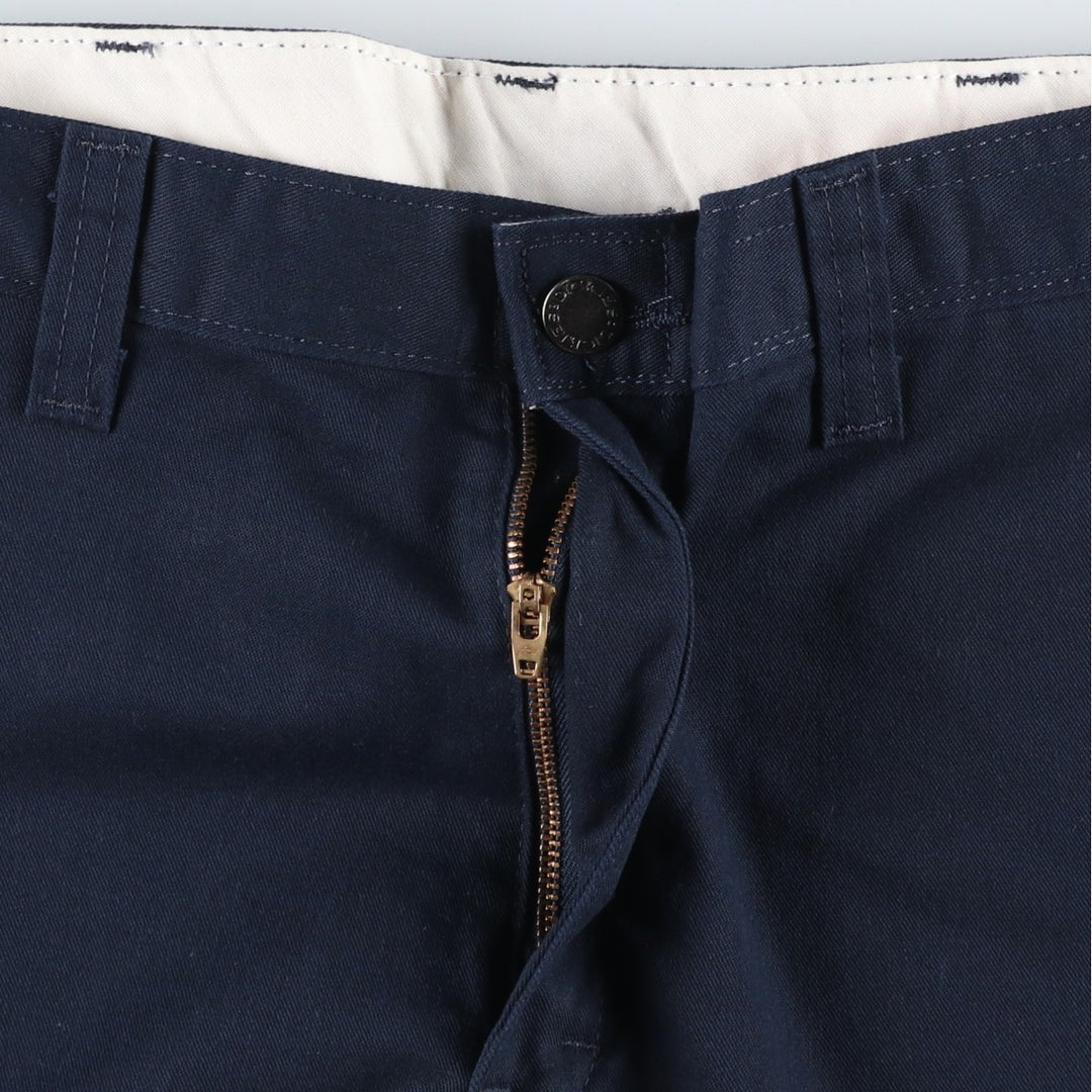 Dickies Work Shorts, Half Pants, Men's, W33 equivalent polyester navy blue type Vintage Second Hand