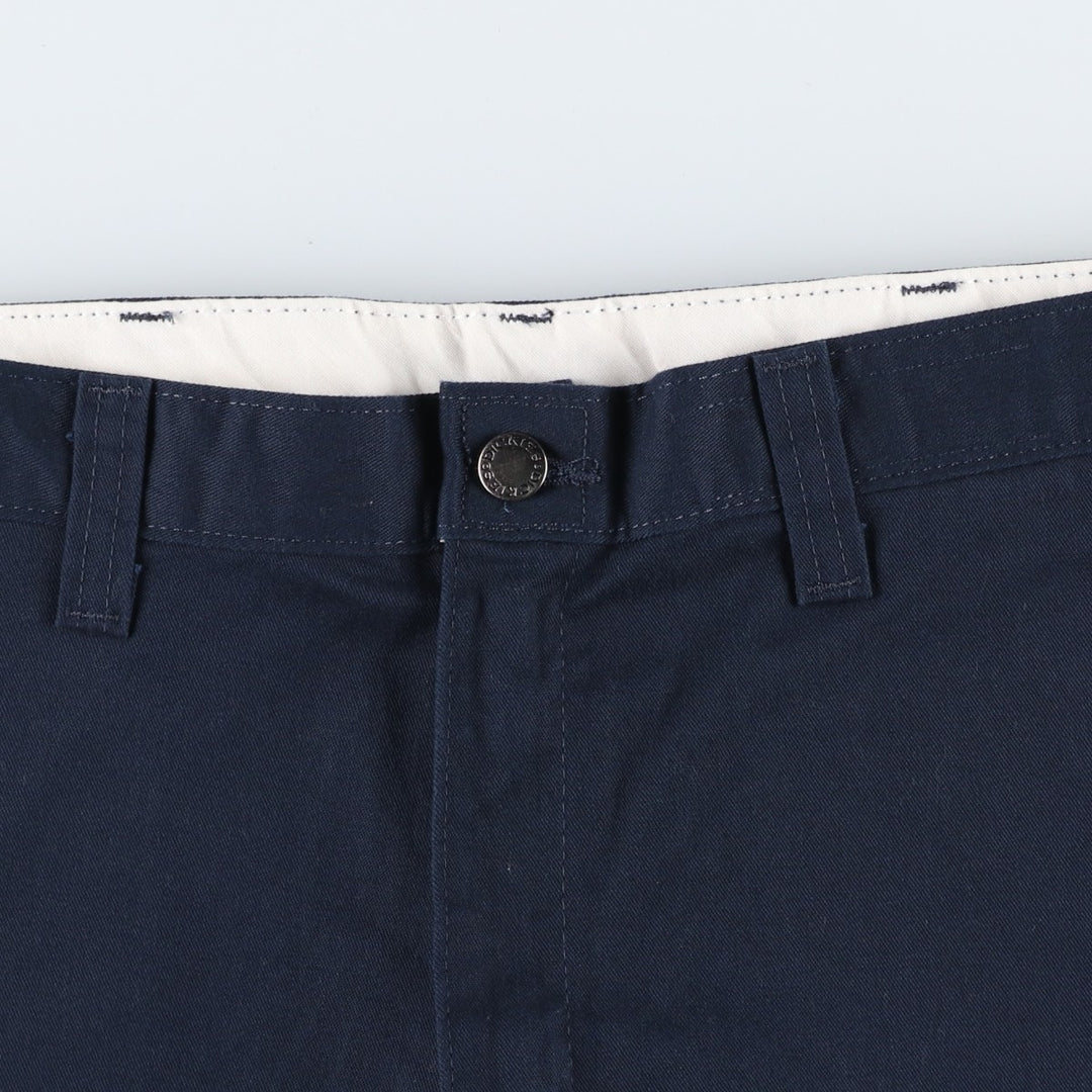 Dickies Work Shorts, Half Pants, Men's, W33 equivalent polyester navy blue type Vintage Second Hand