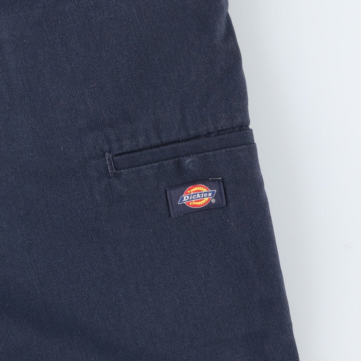 Dickies Work Shorts, Half Pants, Men's, W33 equivalent polyester navy blue type Vintage Second Hand