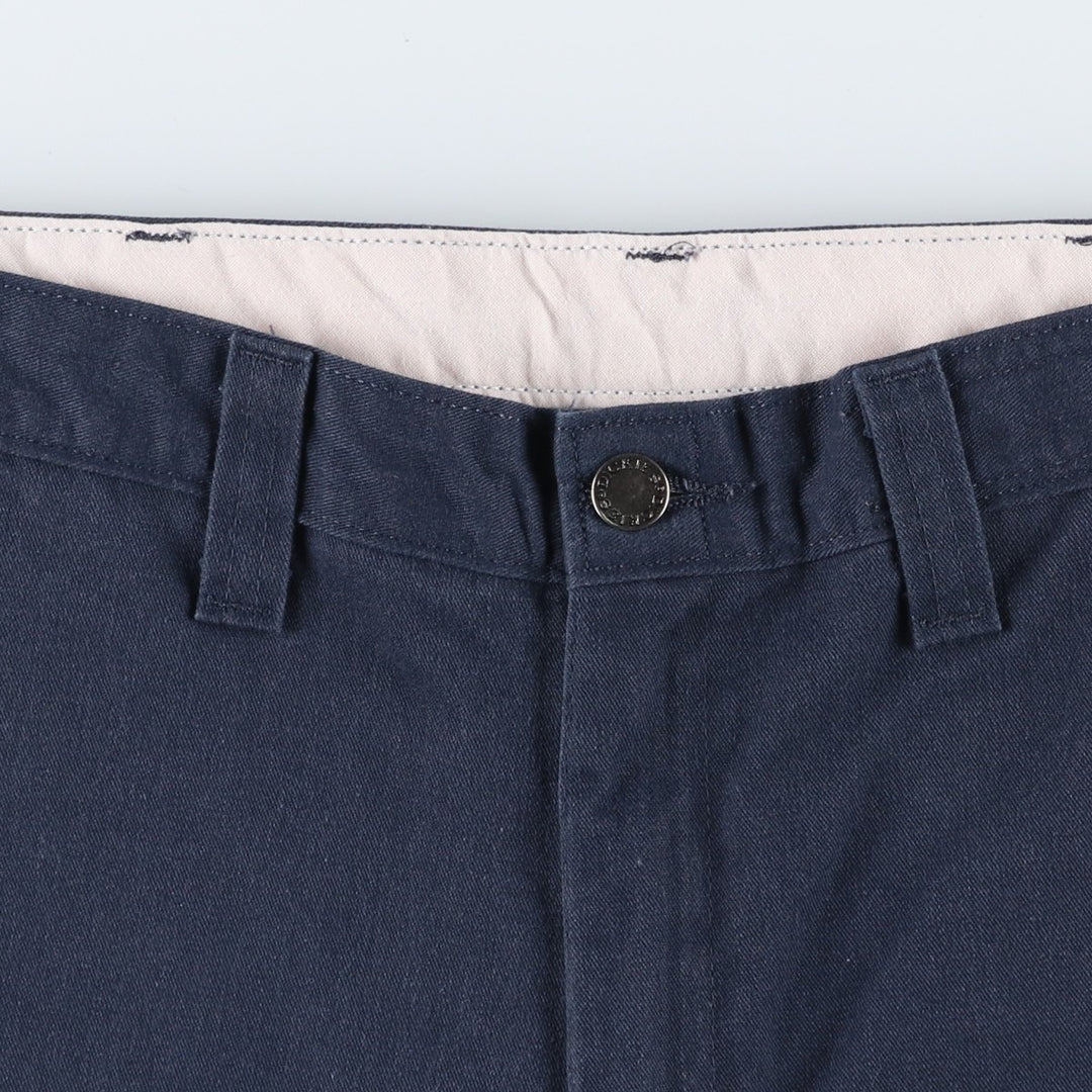 Dickies Work Shorts, Half Pants, Men's, W33 equivalent polyester navy blue type Vintage Second Hand
