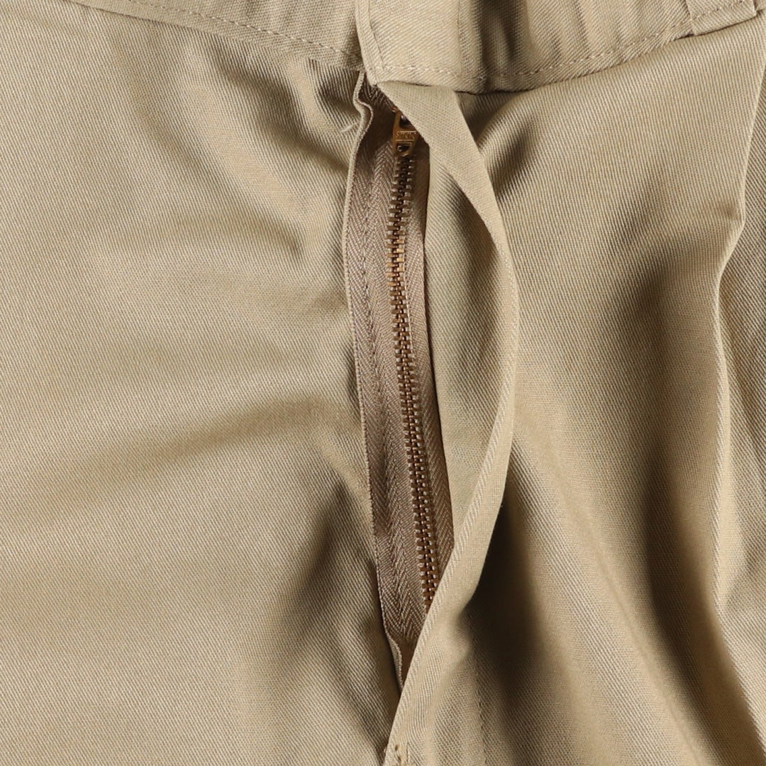 Dickies two-pleat work shorts, men's size W34 (approx.) polyester Beige type Vintage Second Hand