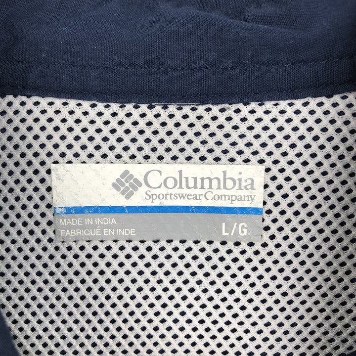 Columbia PFG Short Sleeve Fishing Shirt, Men's Size L cotton navy blue type Vintage Second Hand
