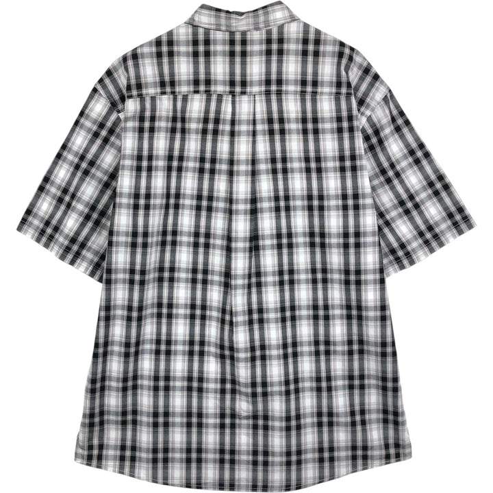 Dickies Relaxed Fit Short-Sleeve Work Shirt, Men's Size L (approx.) cotton black type Vintage Second Hand