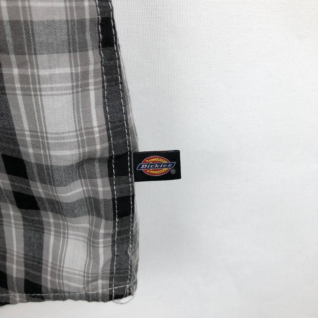 Dickies Relaxed Fit Short-Sleeve Work Shirt, Men's Size L (approx.) cotton black type Vintage Second Hand