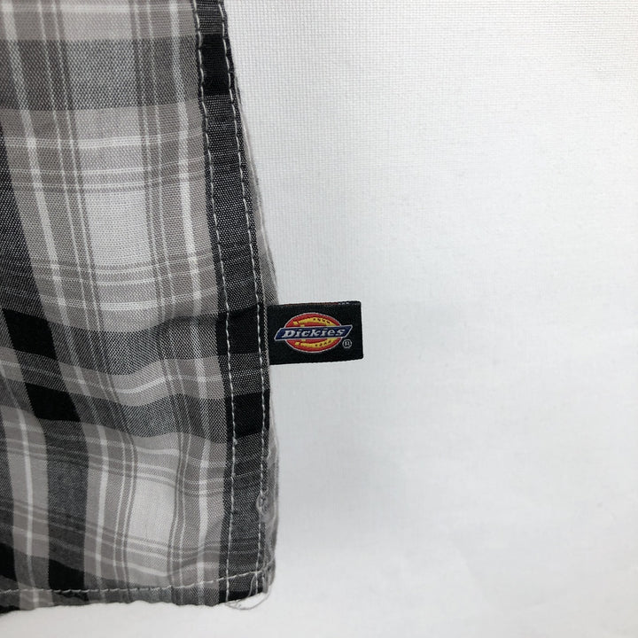 Dickies Relaxed Fit Short-Sleeve Work Shirt, Men's Size L (approx.) cotton black type Vintage Second Hand