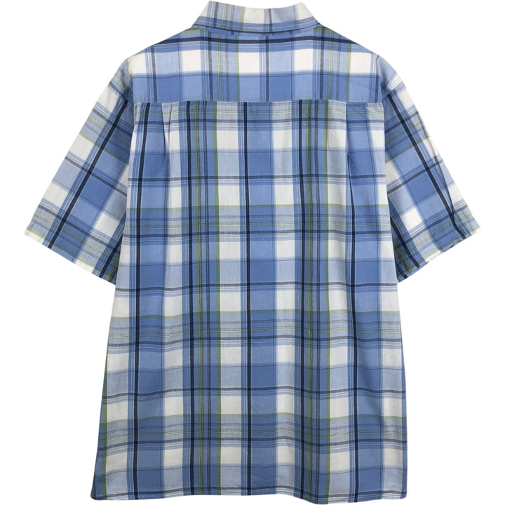 Dickies short-sleeved work shirt, men's size XL. cotton blue type Vintage Second Hand