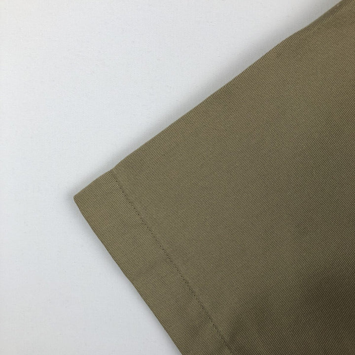 Dickies short-sleeved work shirt, made in the USA, men's size XL. polyester Beige type Vintage Second Hand