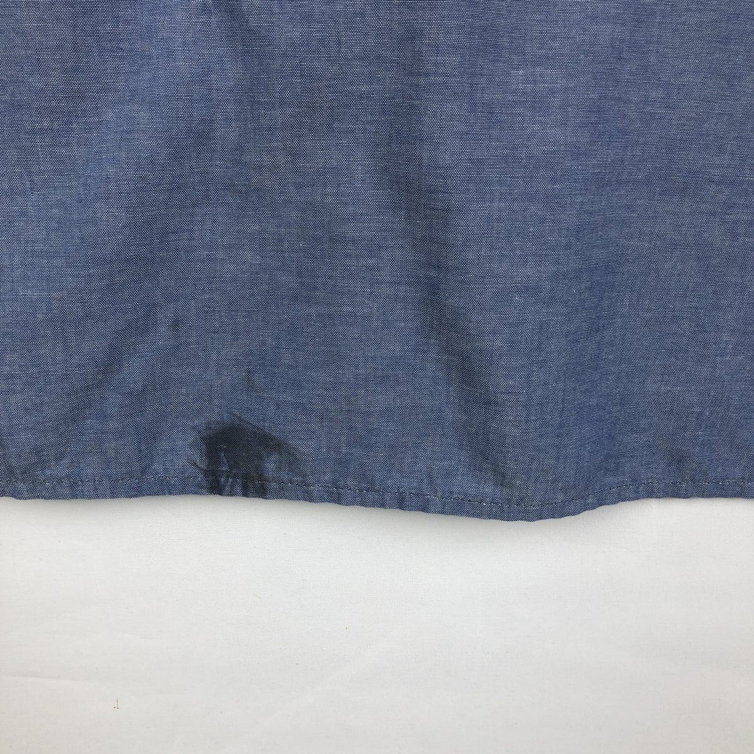 Dickies short-sleeved work shirt, men's size XL. polyester blue type Vintage Second Hand