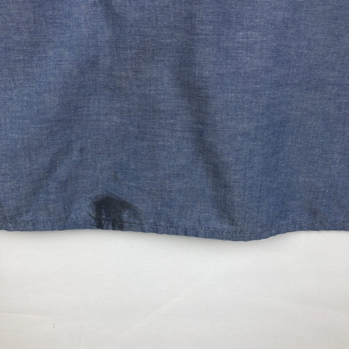 Dickies short-sleeved work shirt, men's size XL. polyester blue type Vintage Second Hand