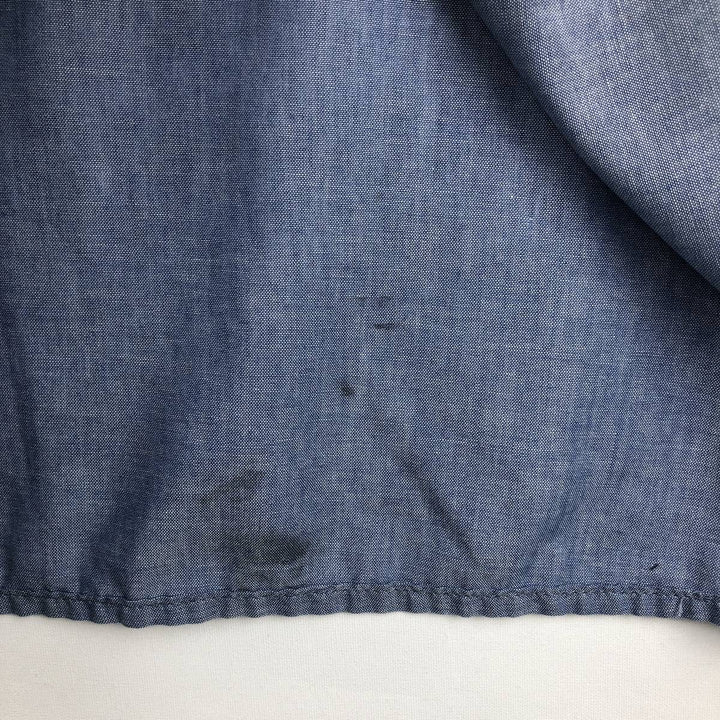 Dickies short-sleeved work shirt, men's size XL. polyester blue type Vintage Second Hand