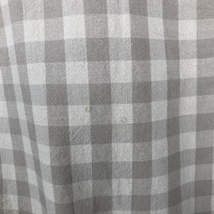 Carhartt Loose Fit Check Pattern Button-down Short Sleeve Work Shirt, Men's XL cotton Beige type Vintage Second Hand