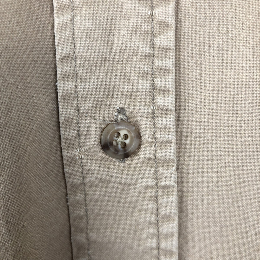 Carhartt button-down short-sleeve work shirt, men's size L unclear Beige type Vintage Second Hand